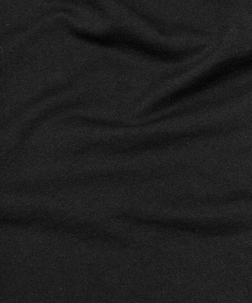 débardeur ajusté en jersey extensible, Black