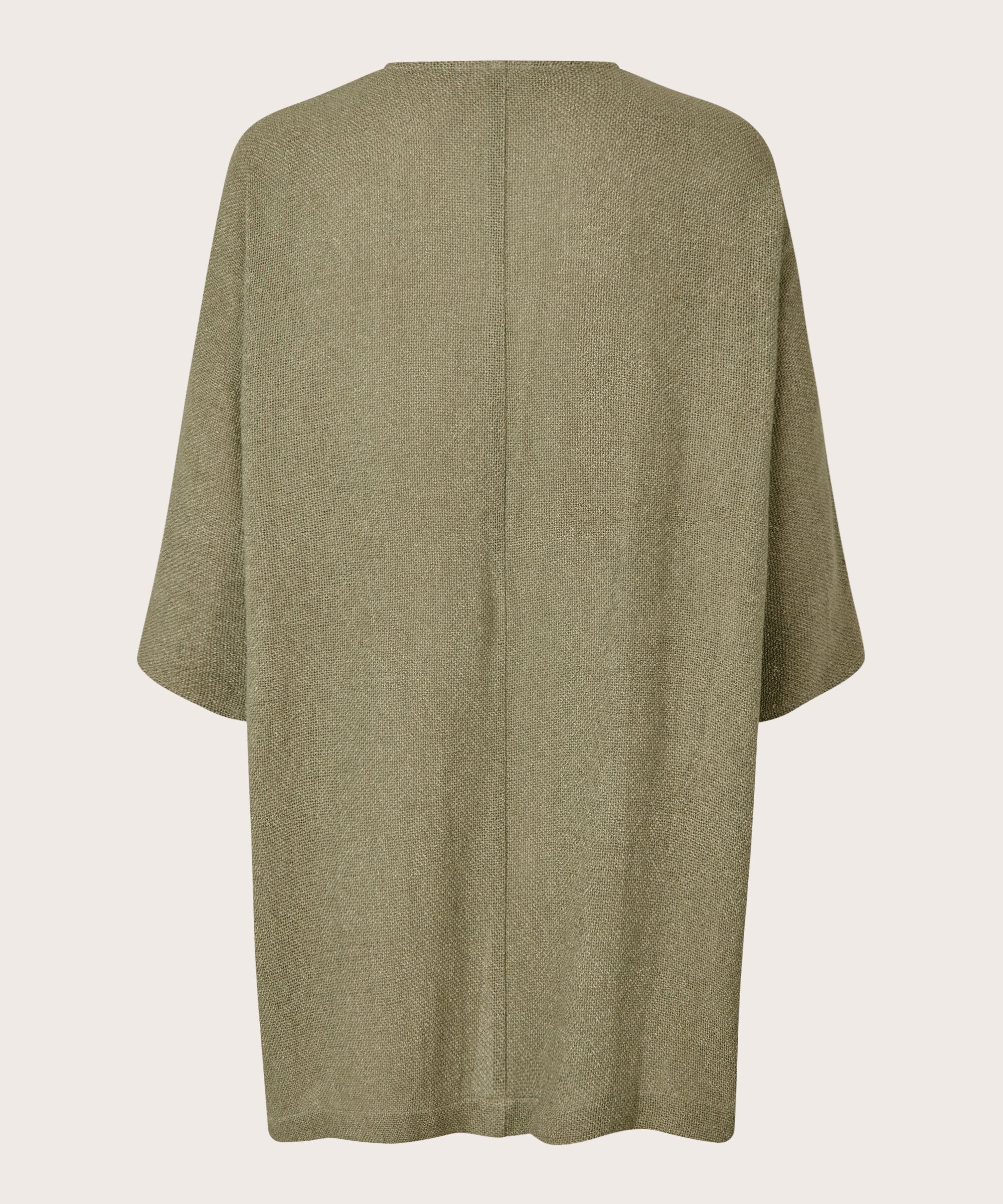 Veste Longue En Bouclé, Vetiver