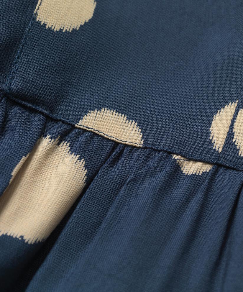 robe avec liens au cou et poches fendues, Moonlit Ocean