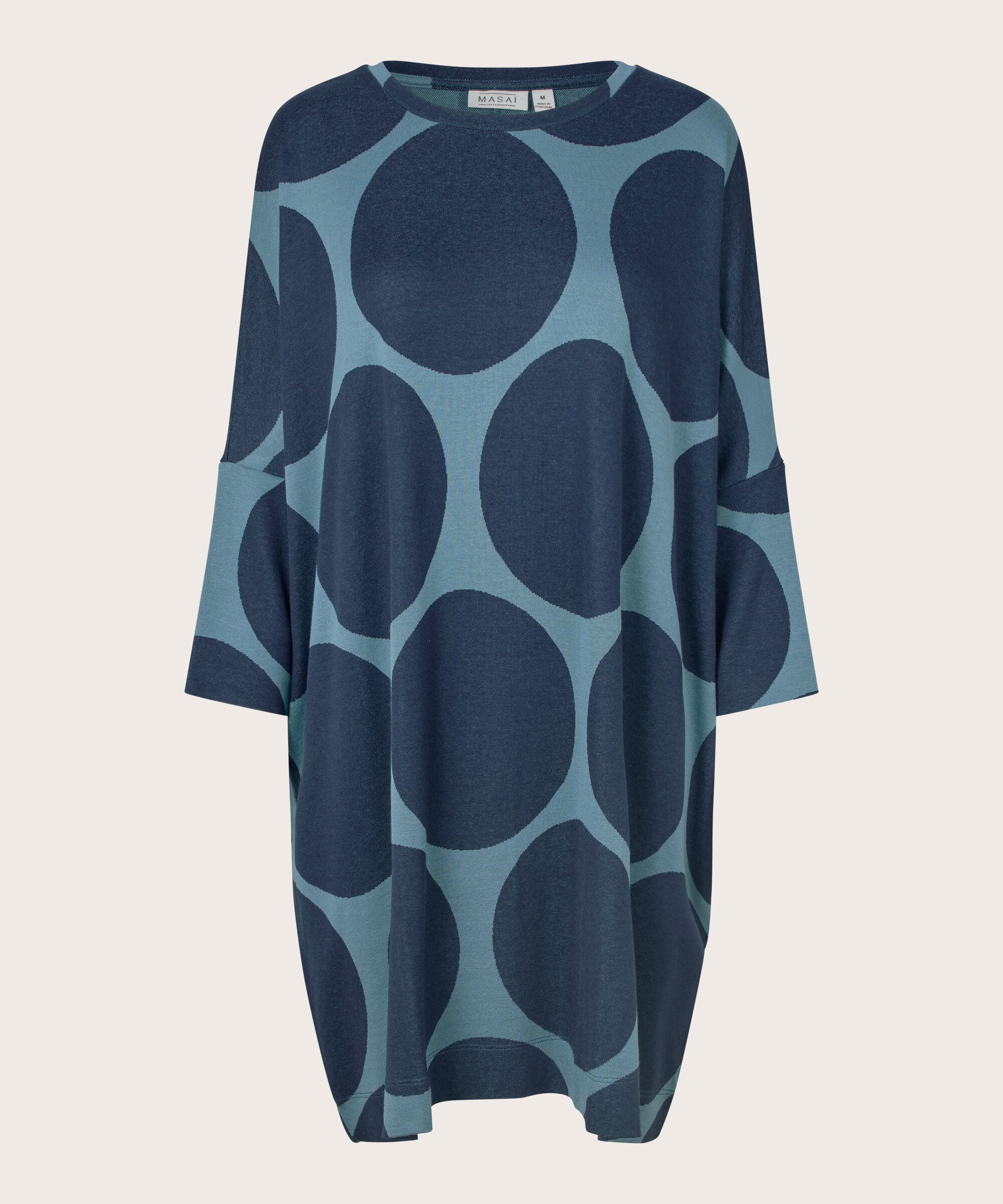 Tunique Oversize En Jersey À Manches Étroites, Proven Blue
