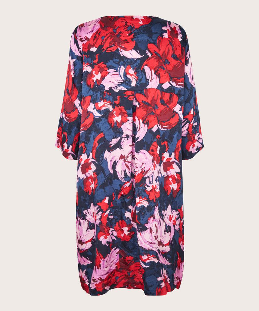 robe en viscose brillante avec poches fendues, Scarlet Sage
