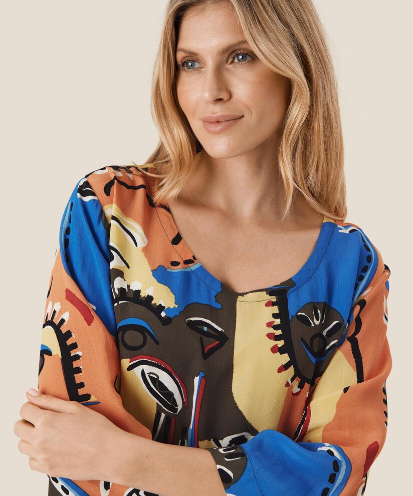 Garnetta Tunic, Crocodile