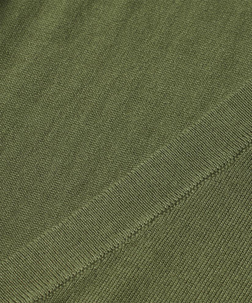 Cardigan En Fine Maille Coupe Droite, D. Lichen Green