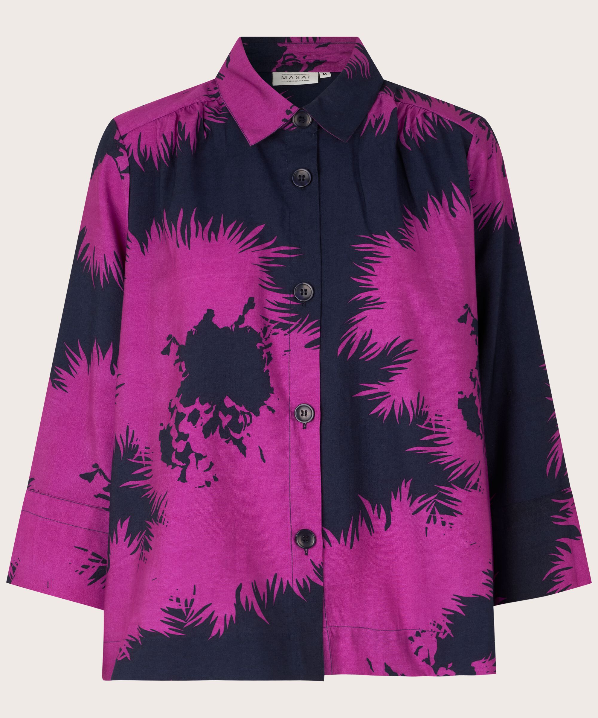 chemise boutonnée en coton, Wild Aster