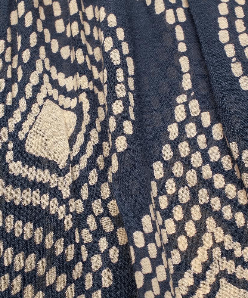 robe en viscose légèrement transparente avec boutons au col, Mood Indigo