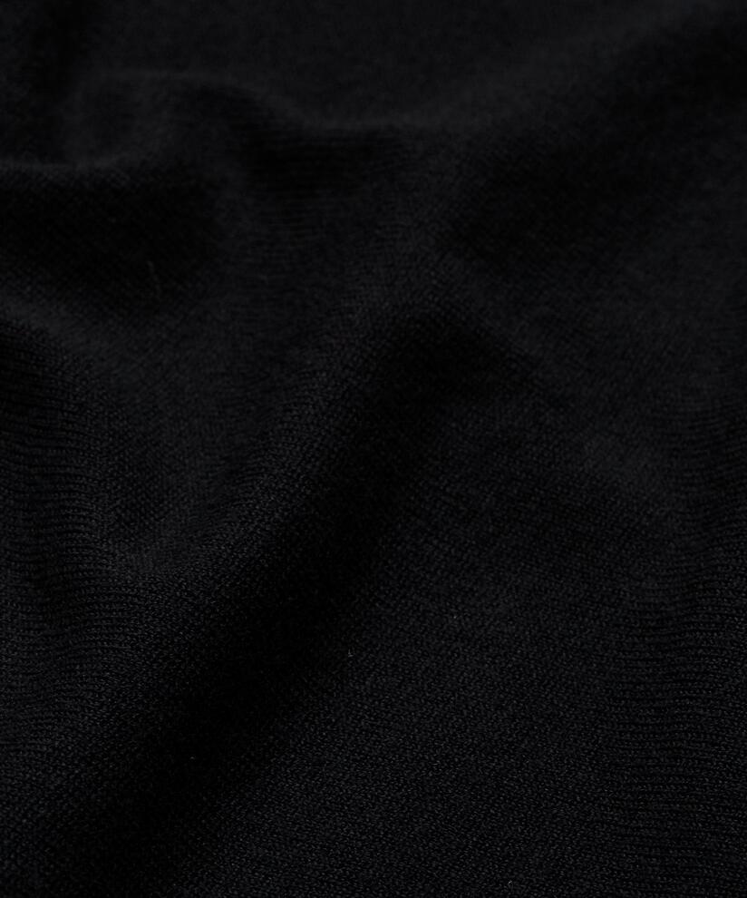 pull en maille oversize à manches étroites, Black