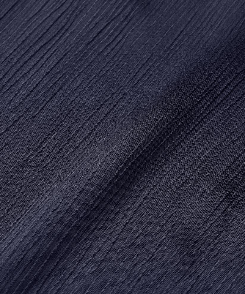 pantalon en viscose brillante avec surface côtelée, Navy Blazer