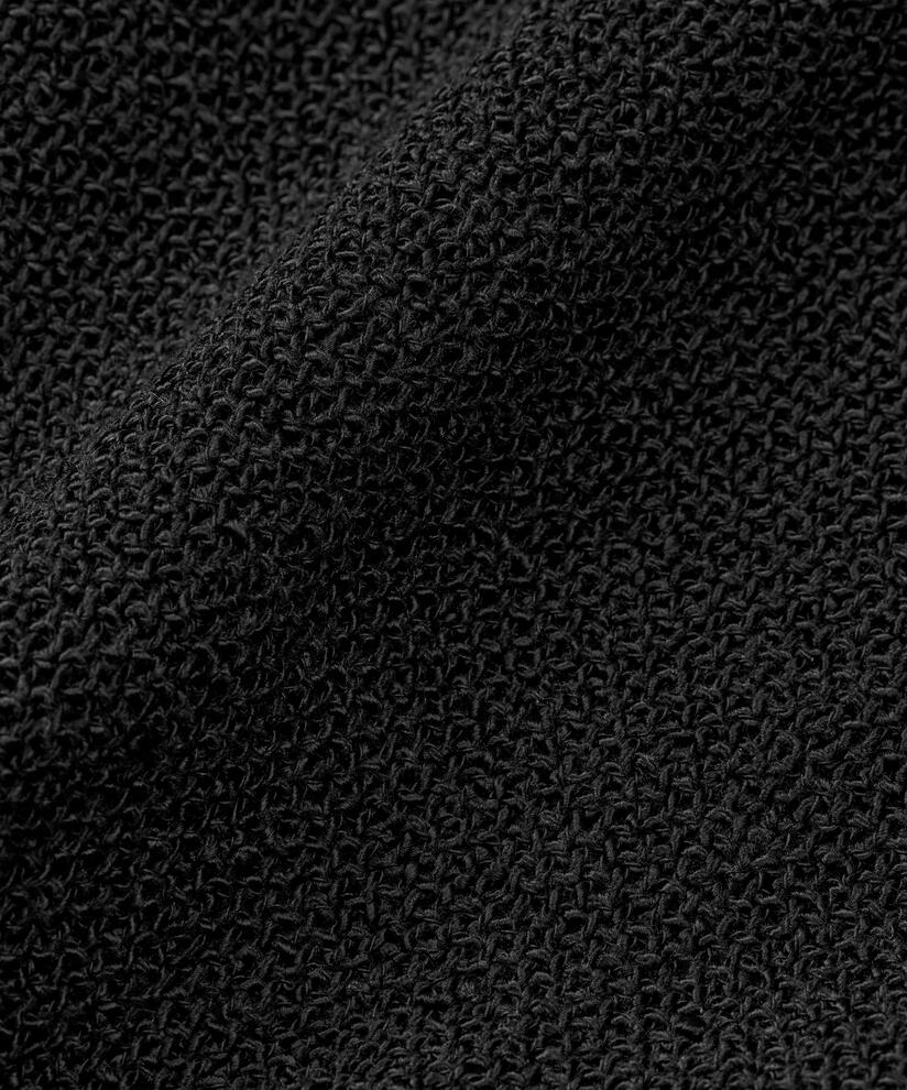 veste bouclée avec poches, Black