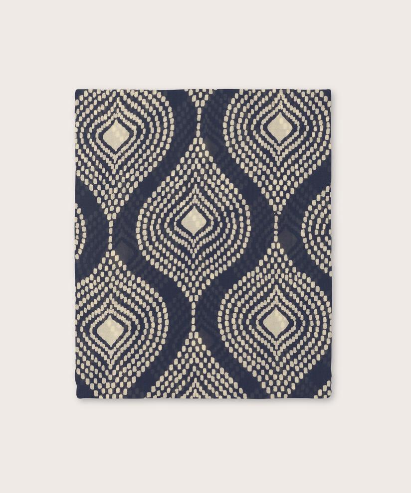 Écharpe En Viscose Imprimée, Mood Indigo