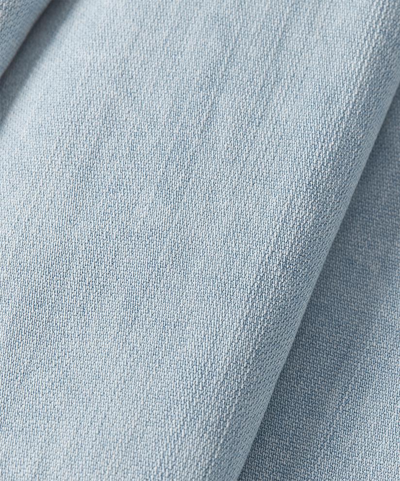 Pantalon en denim doux avec taille élastique et poches fendues, Light Denim