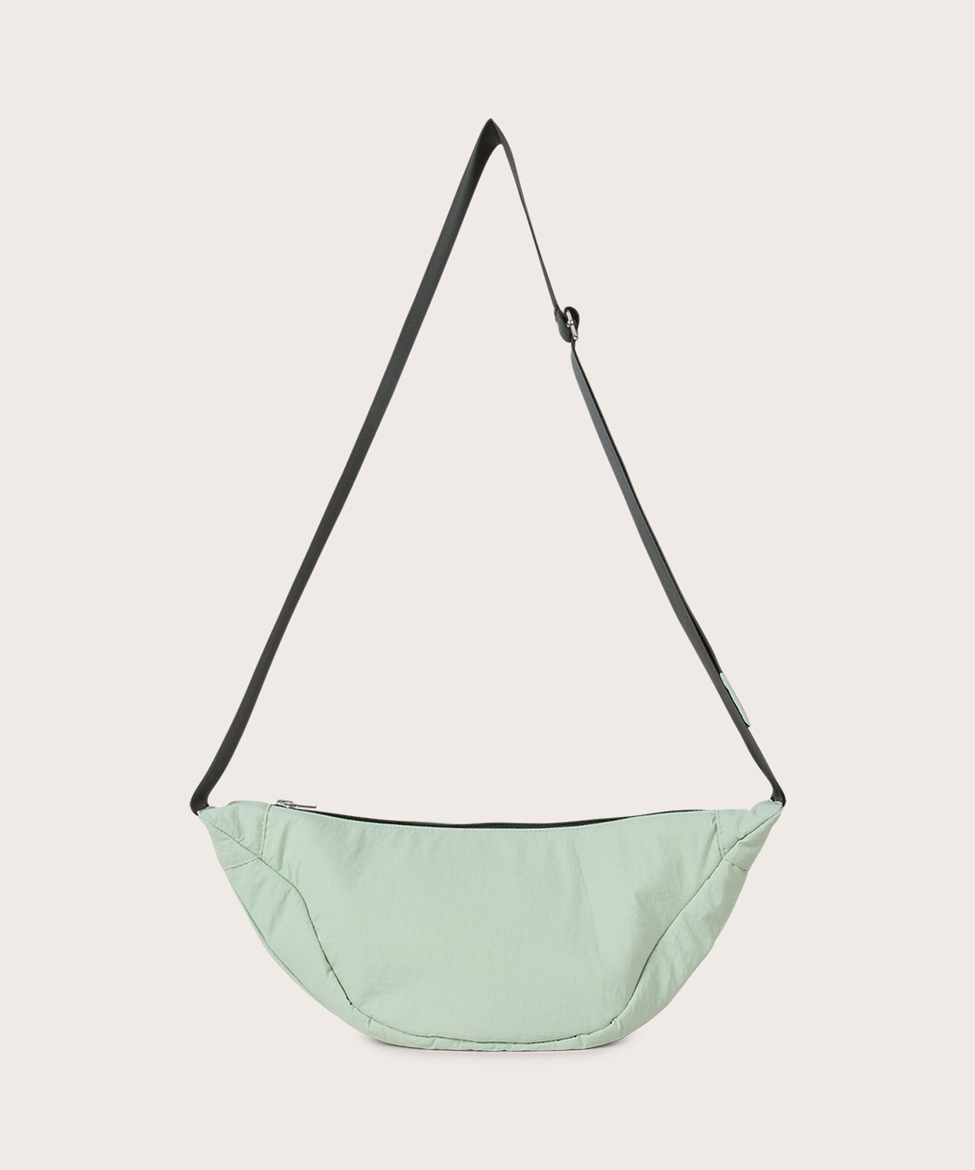 sac à bandoulière avec fermeture éclair, Frosty Green