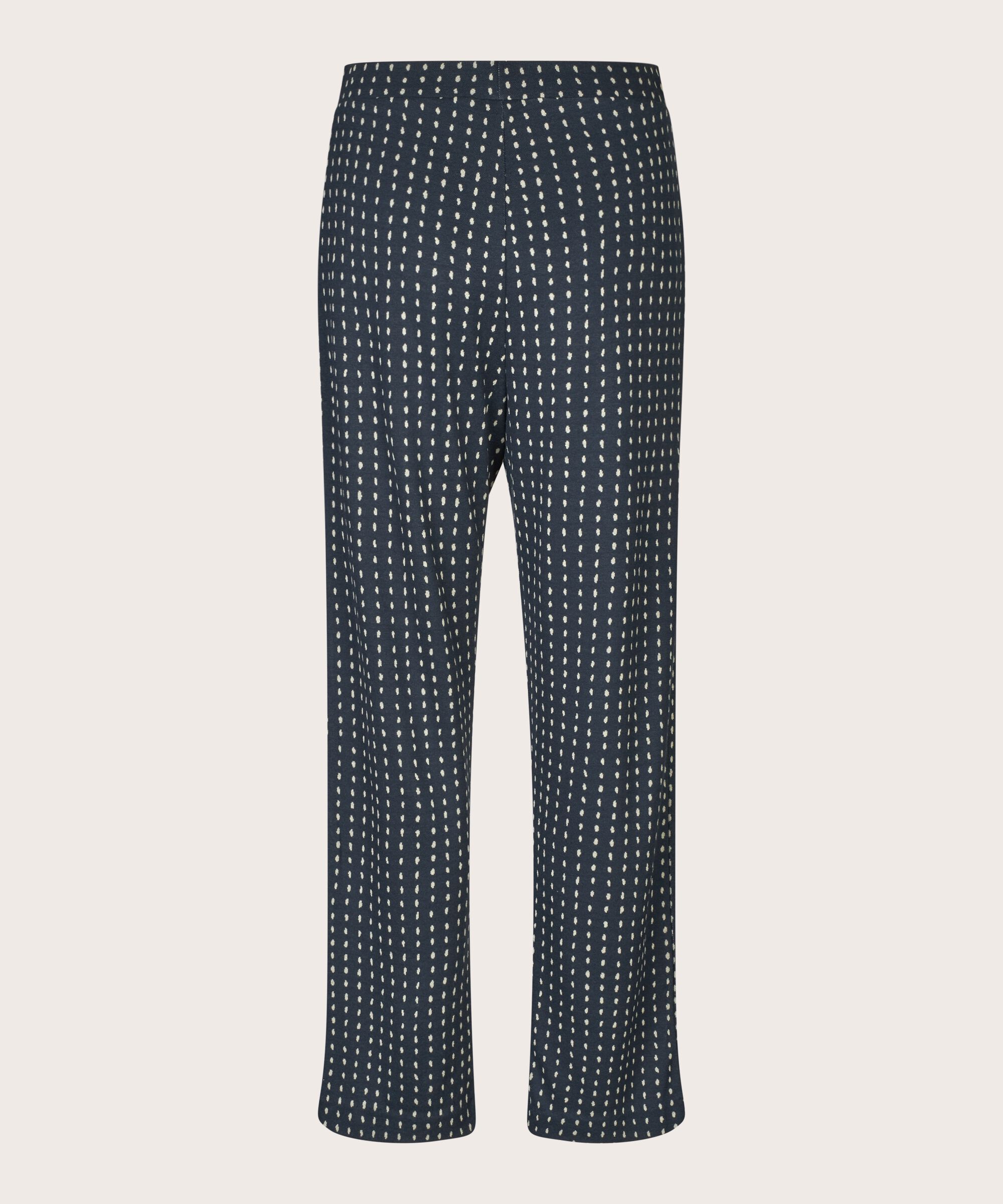 pantalon en jersey à pois avec taille élastique, Mood Indigo