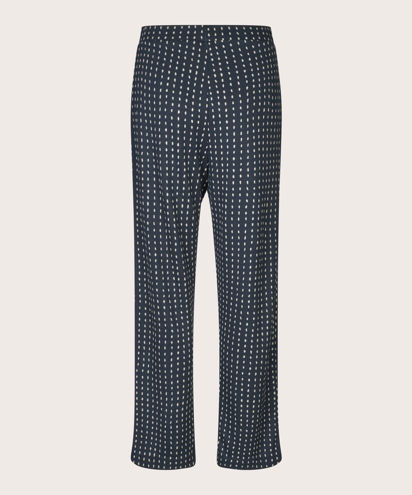pantalon en jersey à pois avec taille élastique, Mood Indigo