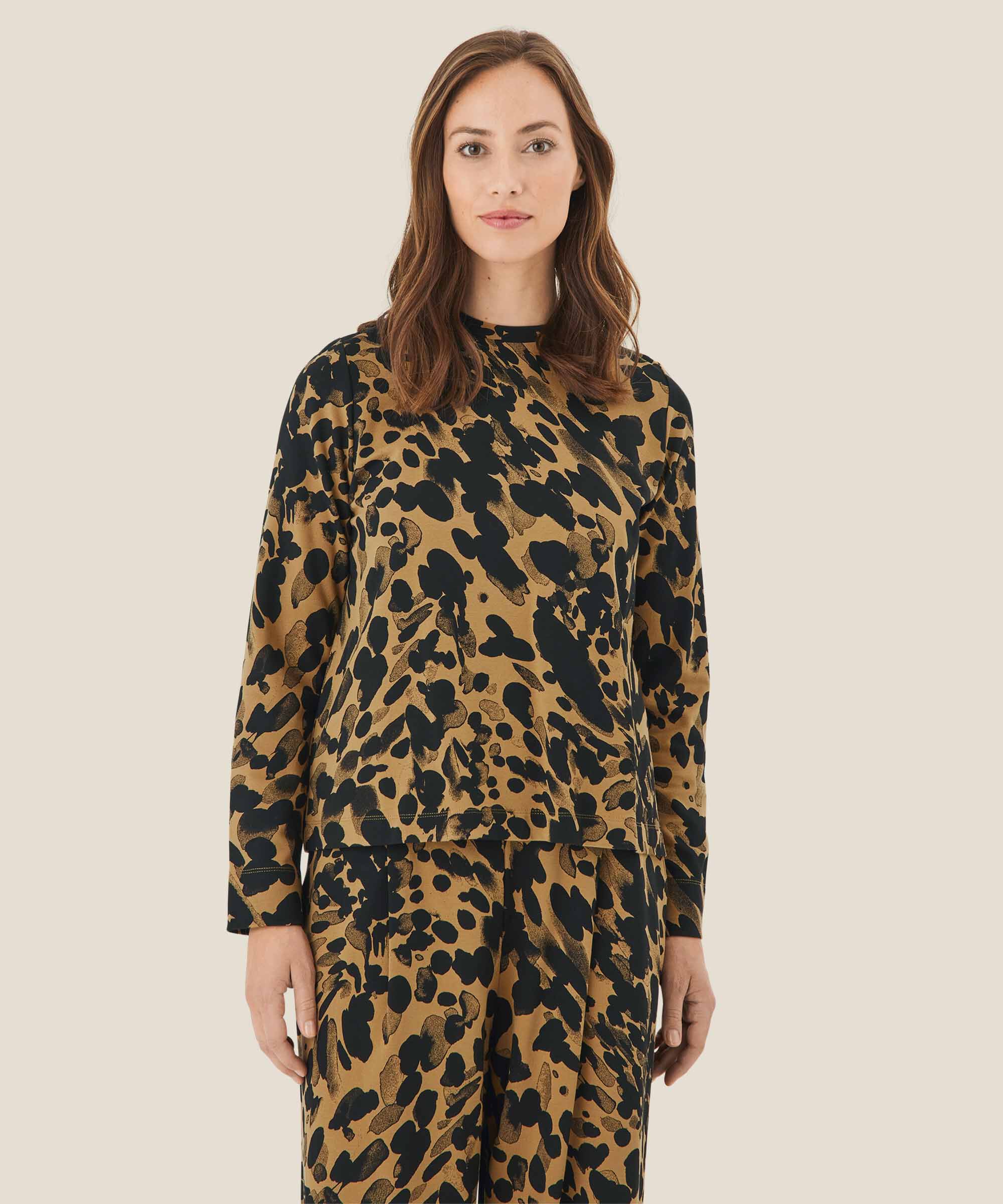 Top imprimé avec fermeture éclair, Dijon