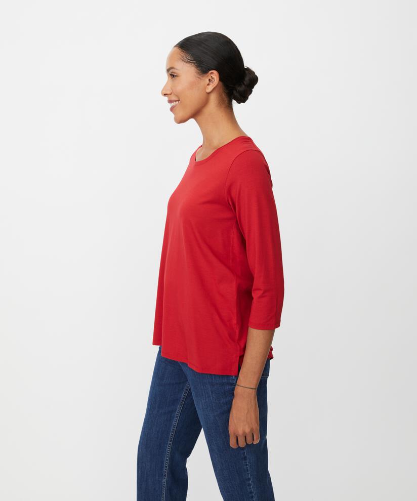 Top En Jersey Á Col Rond, Scarlet Sage
