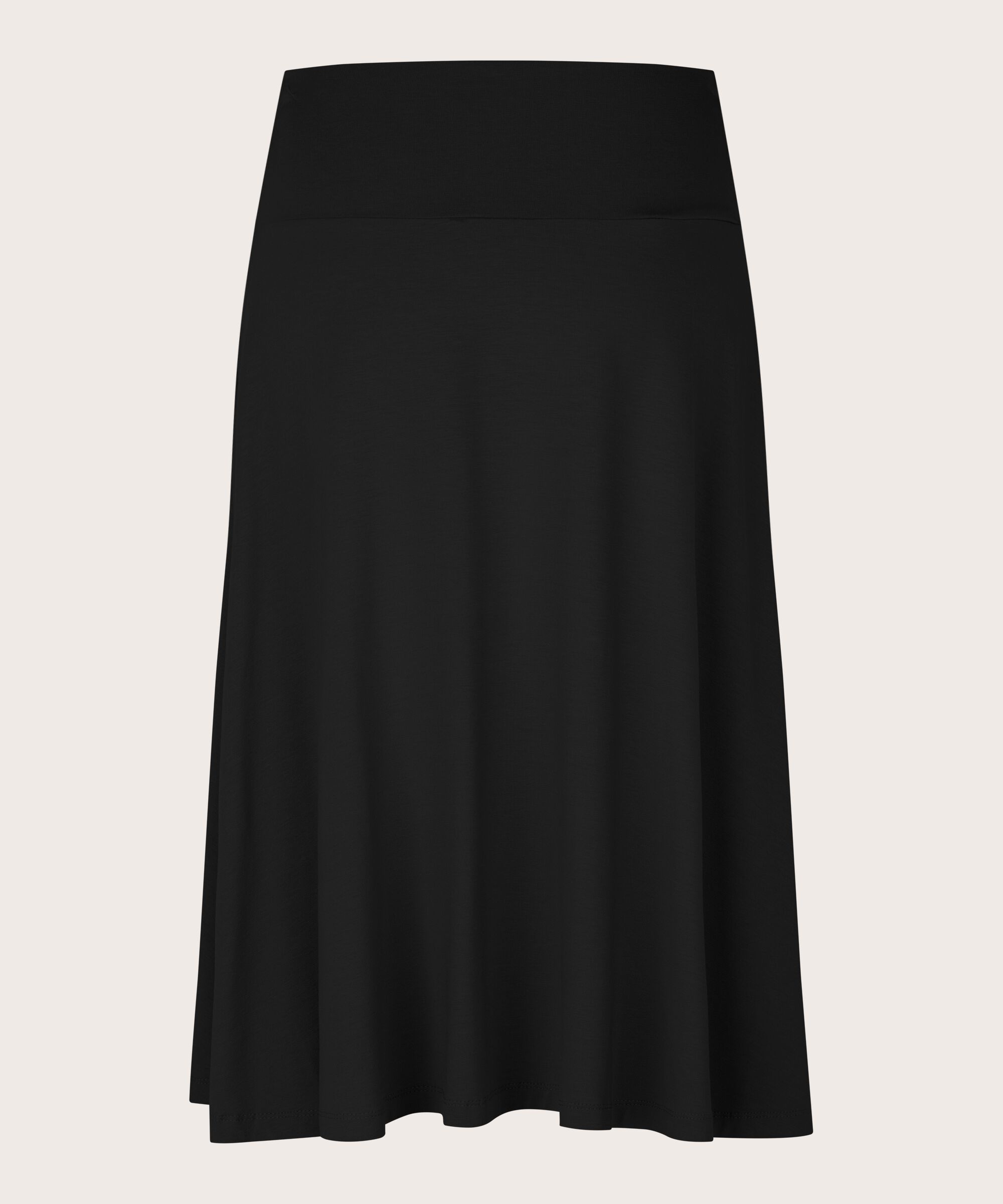jupe classique en jersey stretch, Black
