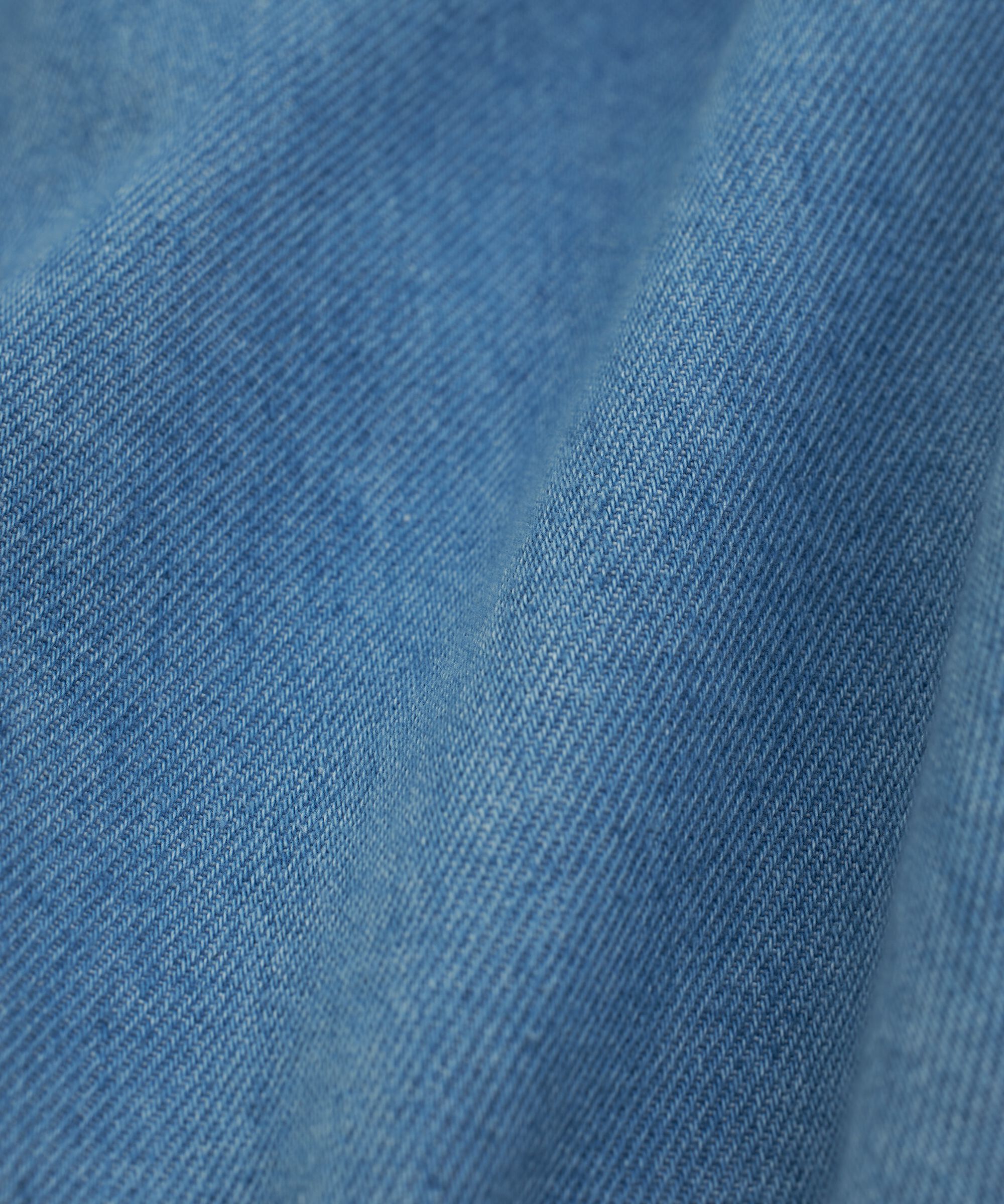 trench-coat en jean avec ceinture amovible, Light Denim