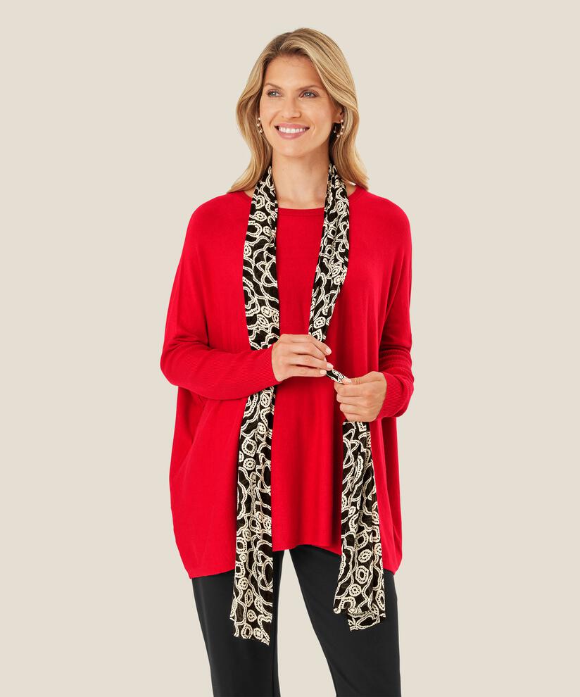 Foulard en viscose, Black