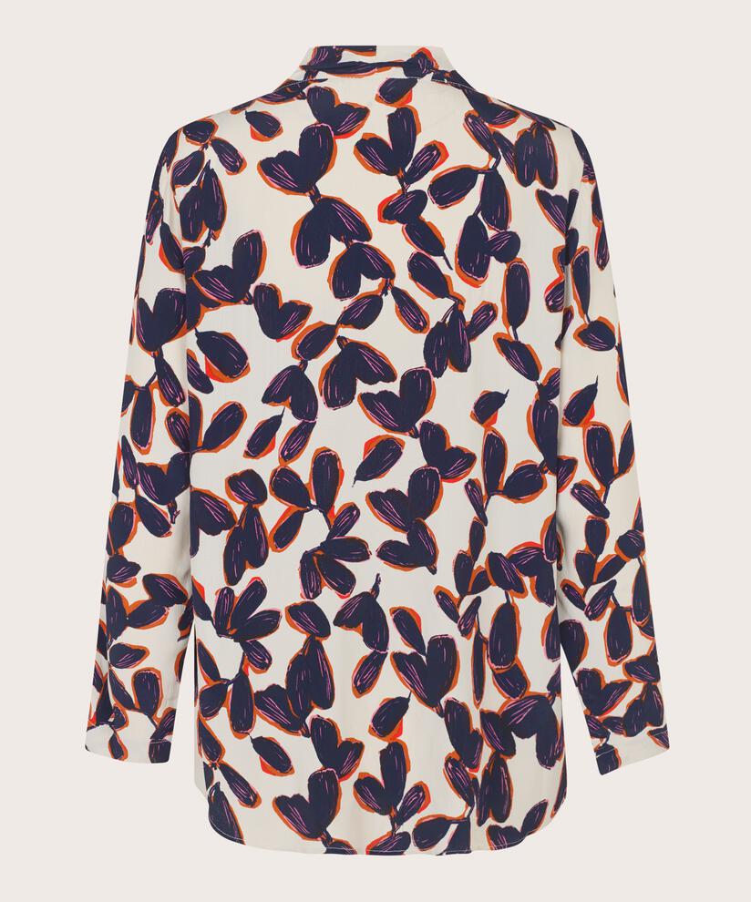 blouse en viscose avec détail nœud, Umber