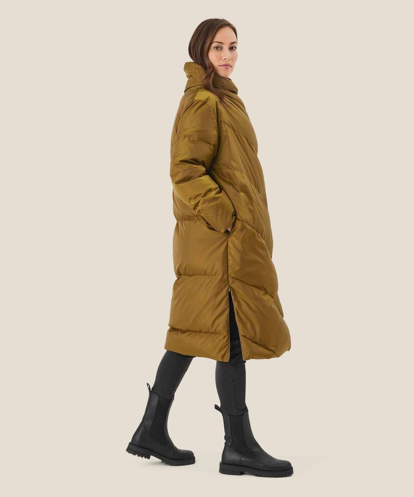 manteau en duvet avec col montant, Plantation
