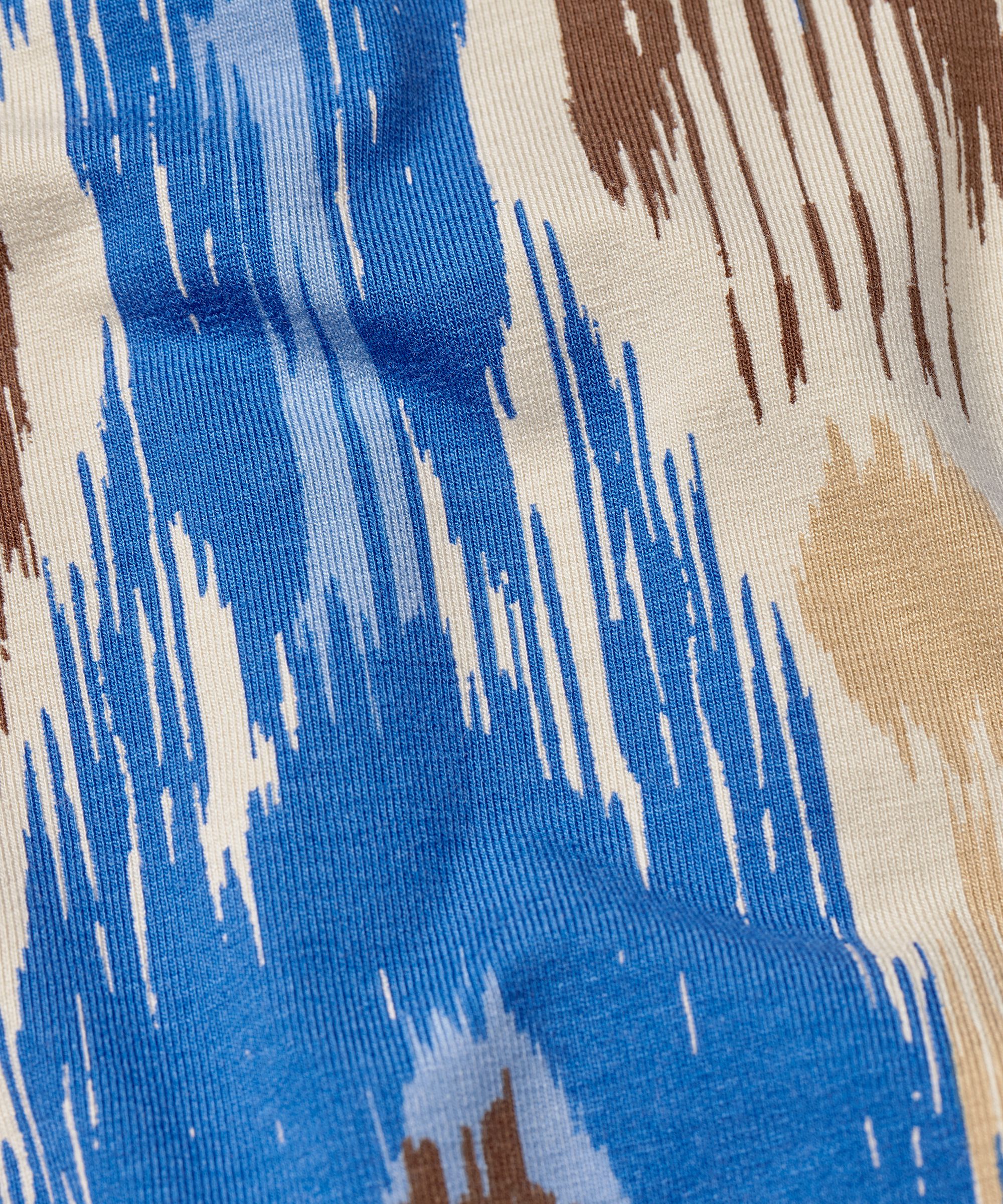 Tunique En Jersey Imprimé Avec Poches Fendues, Nebulas Blue