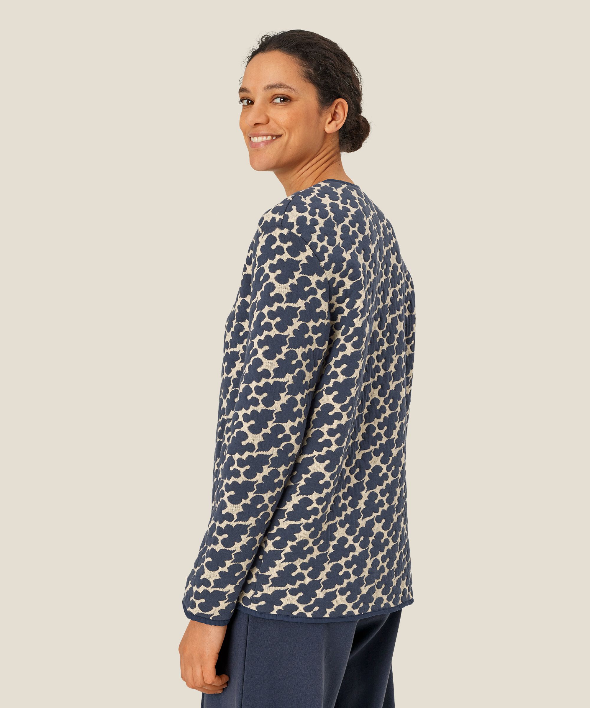 veste légère avec boutons-pression et poches fendues, Mood Indigo