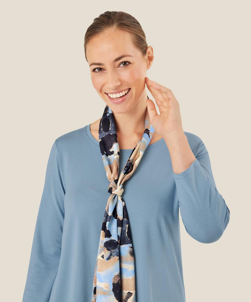 Foulard en viscose, Steel Grey