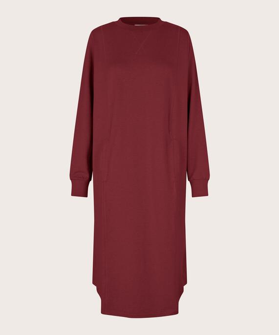 robe en jersey avec poches fendues sur le devant, Tawny Port