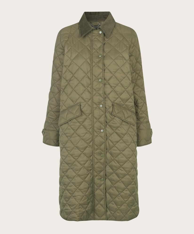 manteau matelassé avec fermeture éclair cachée, Sea Turtle