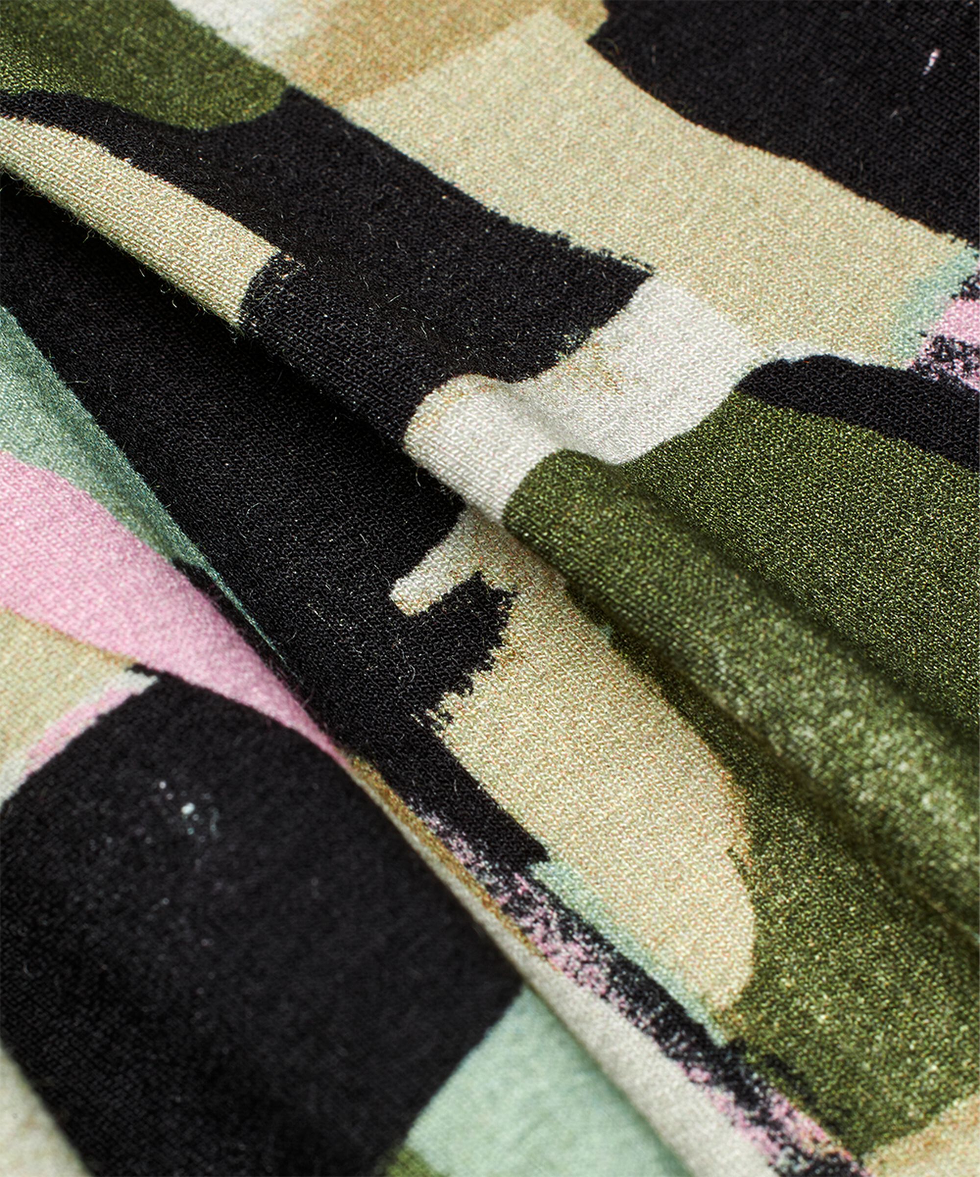 robe tulipe en jersey imprimé, Frosty Green