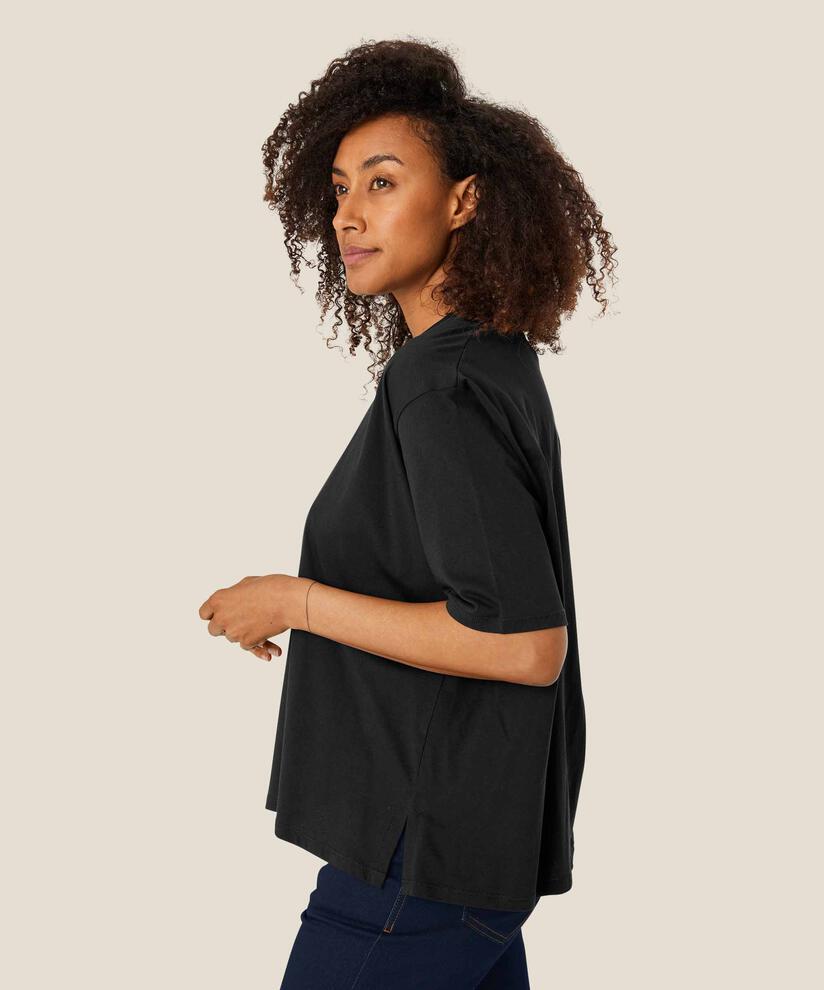 T-shirt À Col Rond, Black