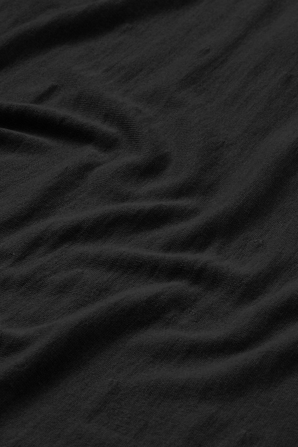 jupe tricot&eacute;e en laine, Black