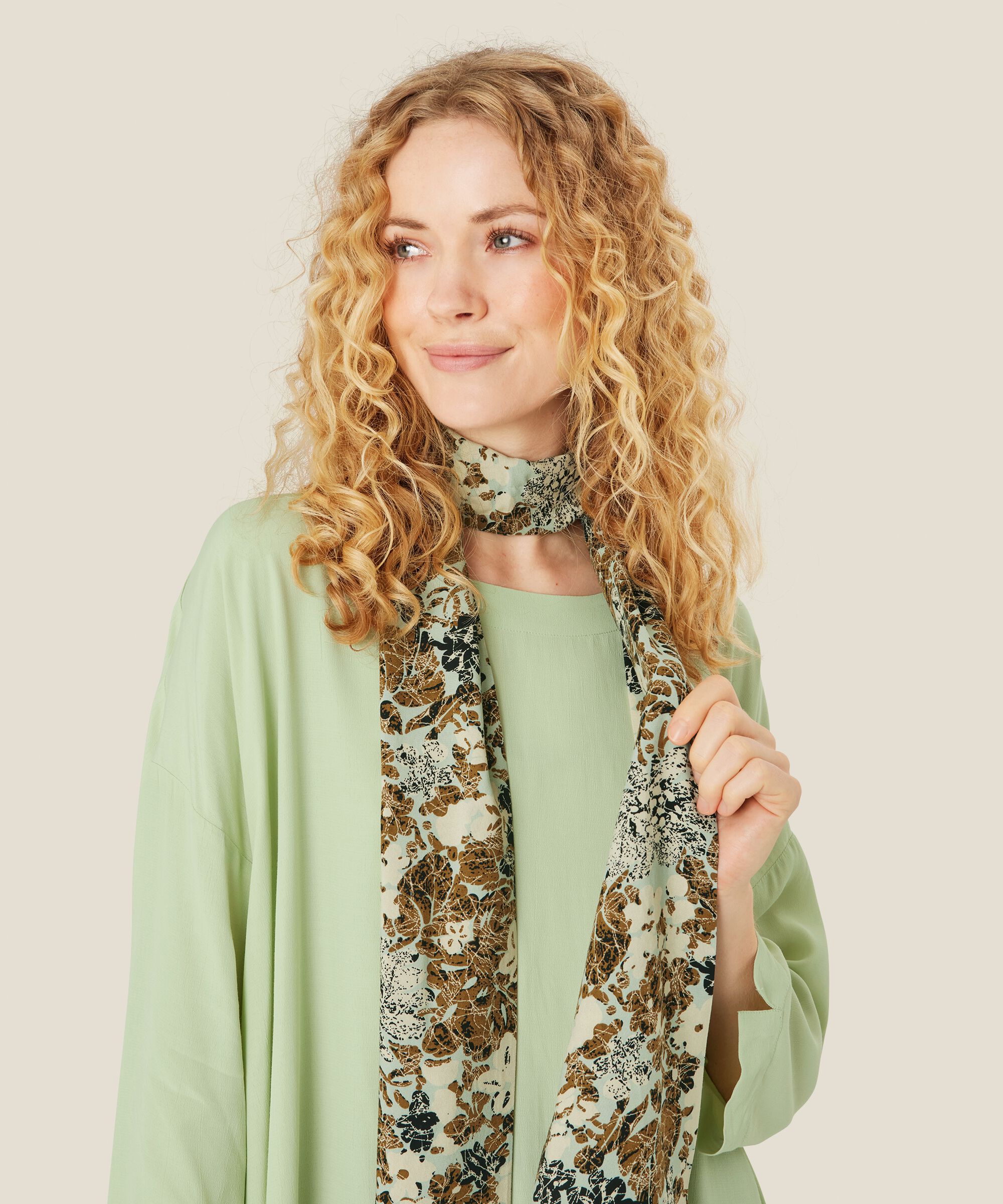 Foulard en Viscose, Bok Choy
