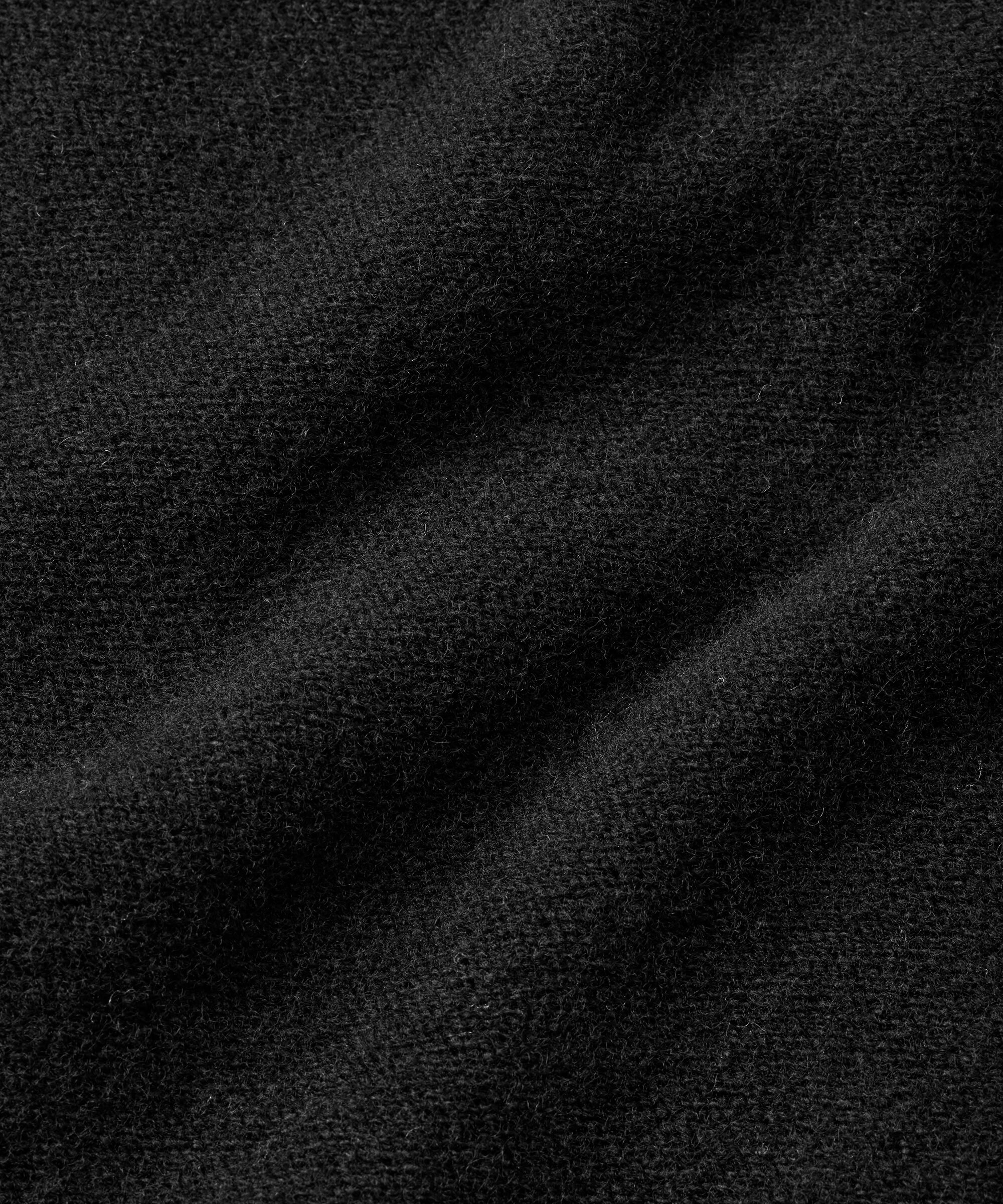 blouse en maille de laine avec liens au cou, Black