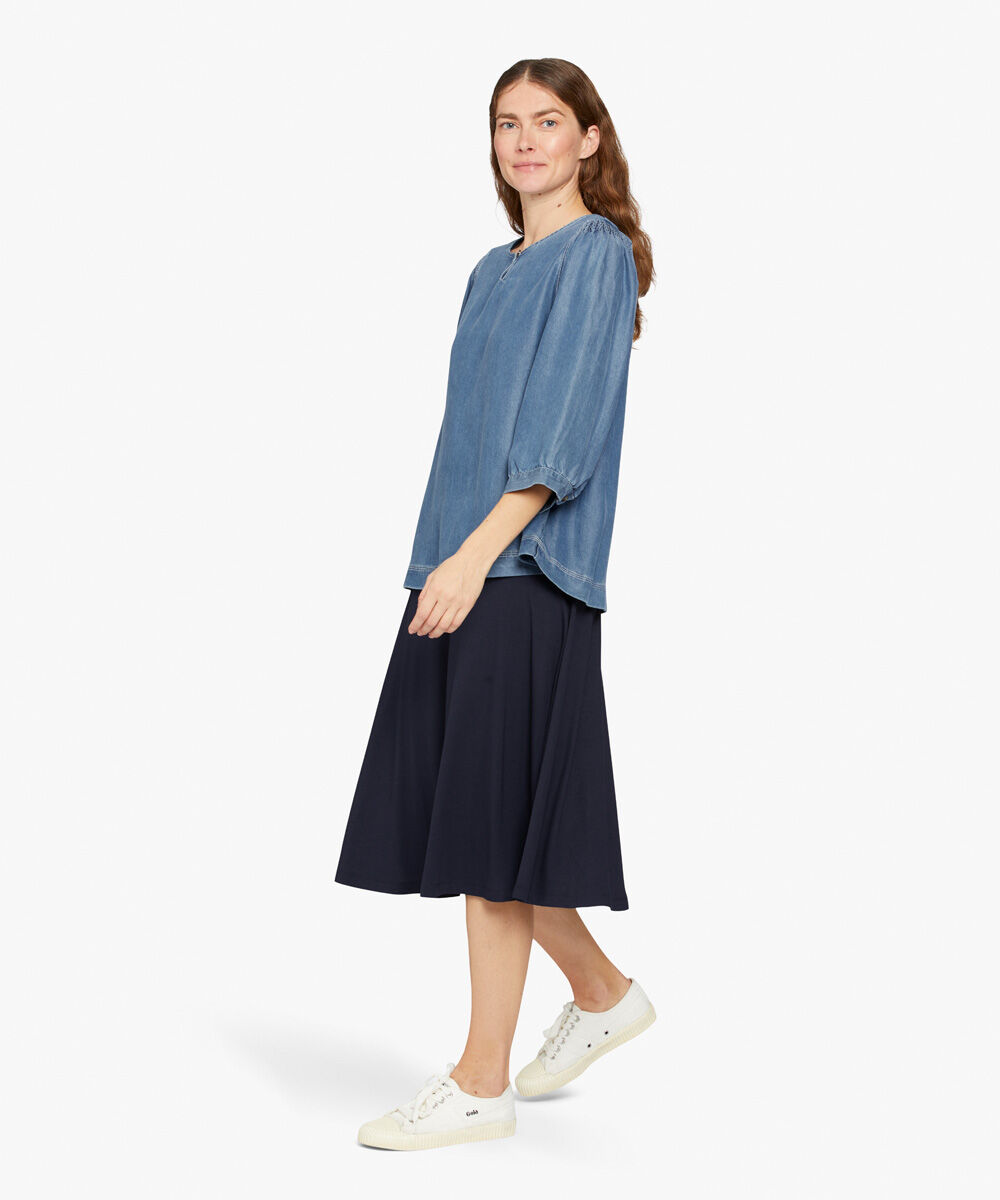 DEIRA TOP, Blue Denim