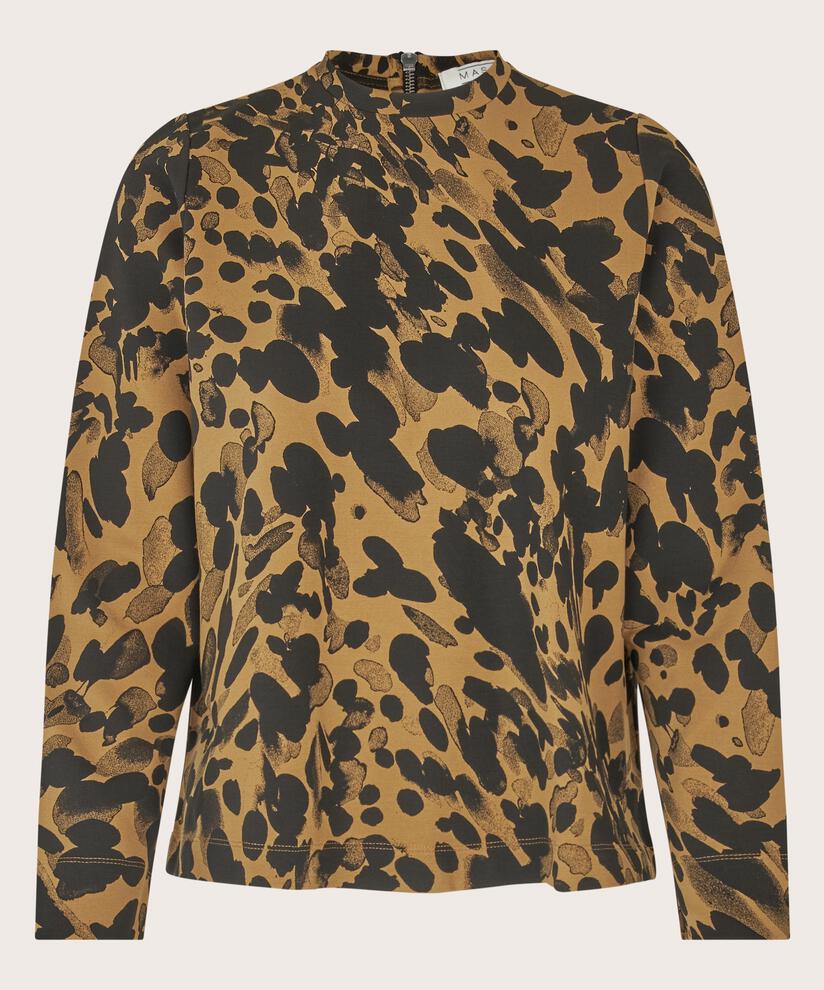 Top imprimé avec fermeture éclair, Dijon