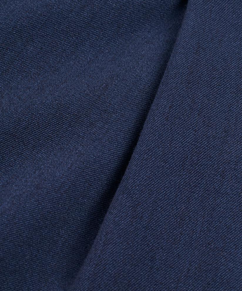 Pantalon Tissé Avec Stretch Et Bouton Sur La Jambe, Navy Blazer