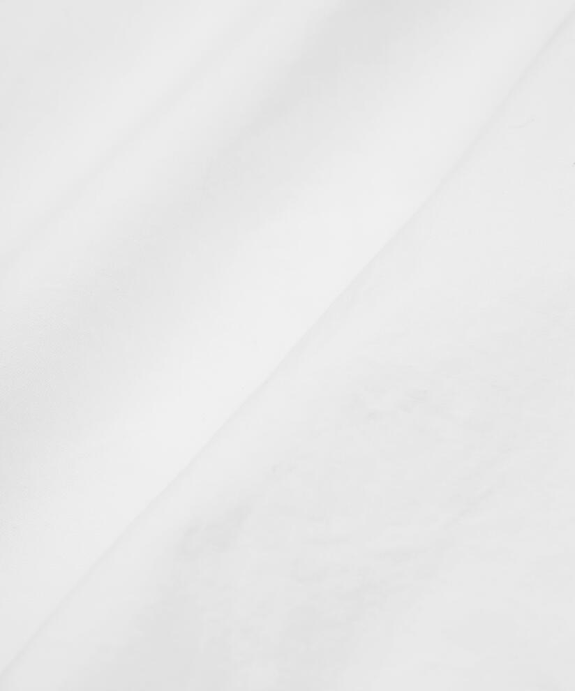 chemise en coton à manches 3/4, White