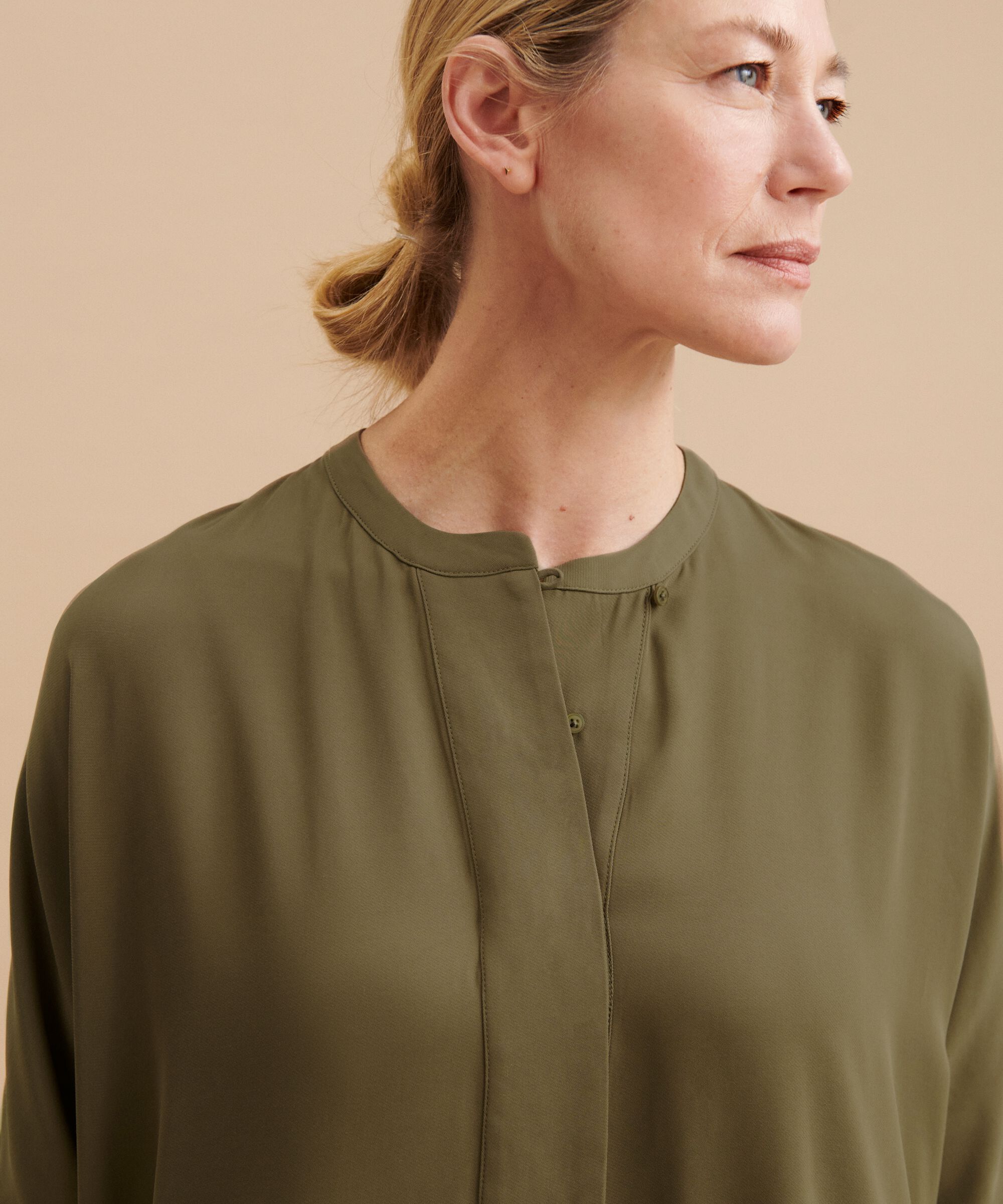 robe en viscose mélangée avec poches, Capers