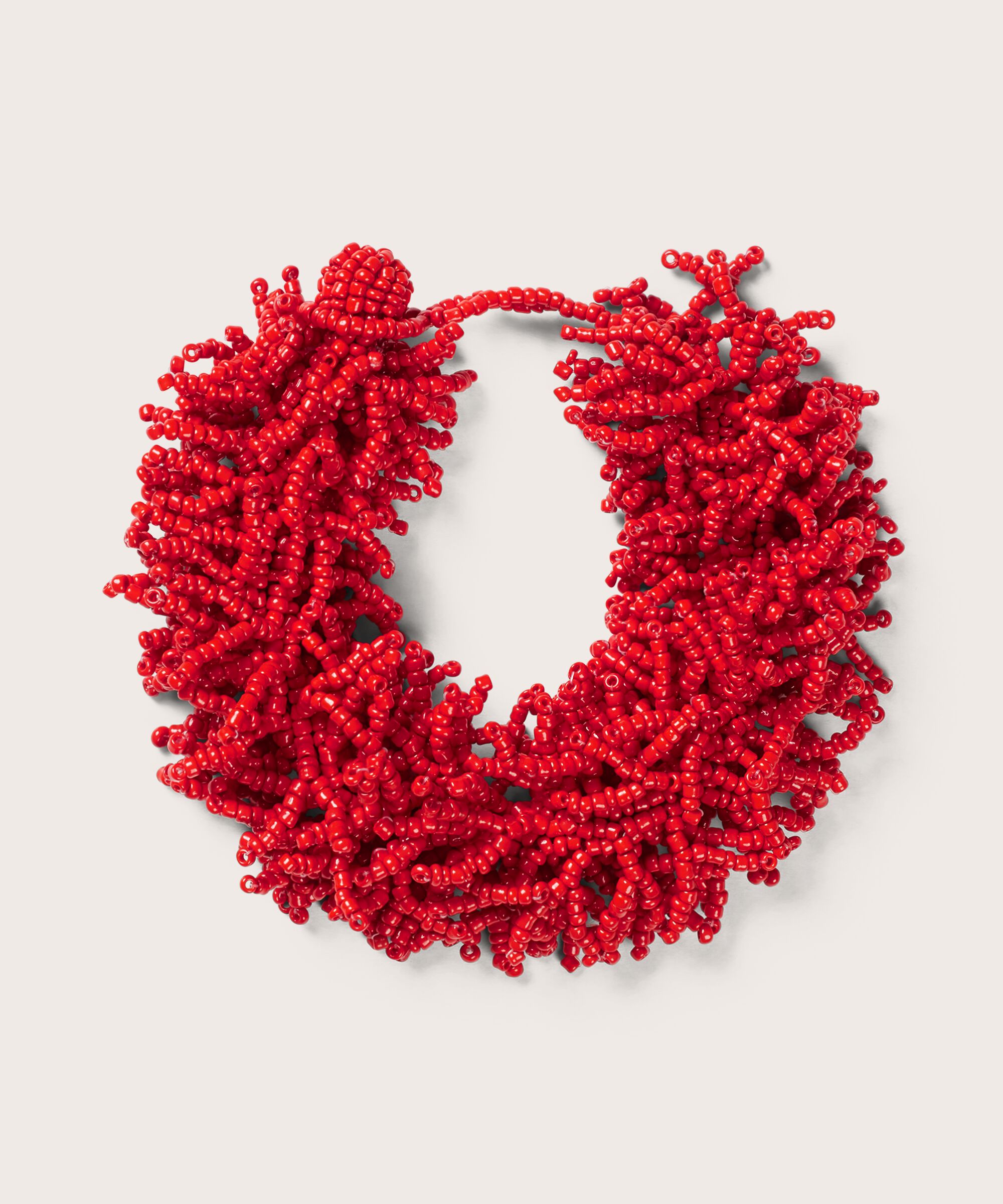 bracelet avec perles colorées, Orange com