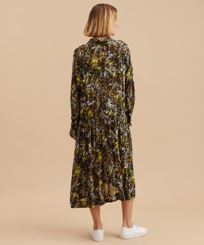 robe en viscose légère transparente, Green Sheen