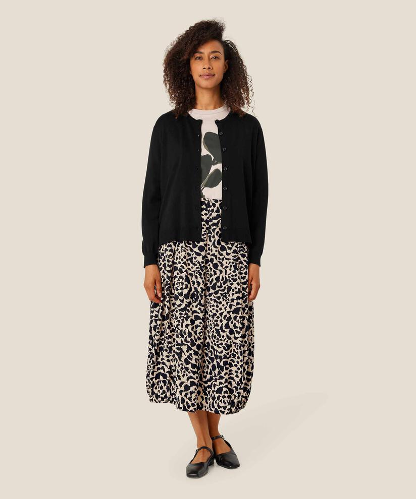 Cardigan avec boutons, Black