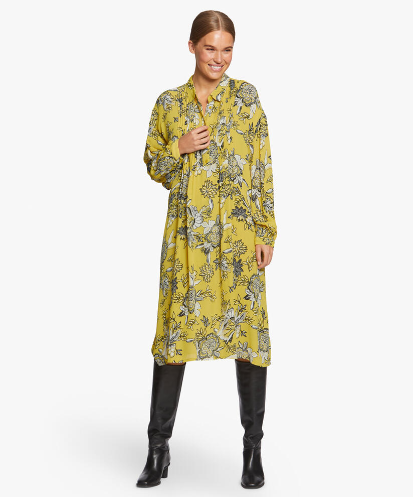 NICKY DRESS, Oil Yellow