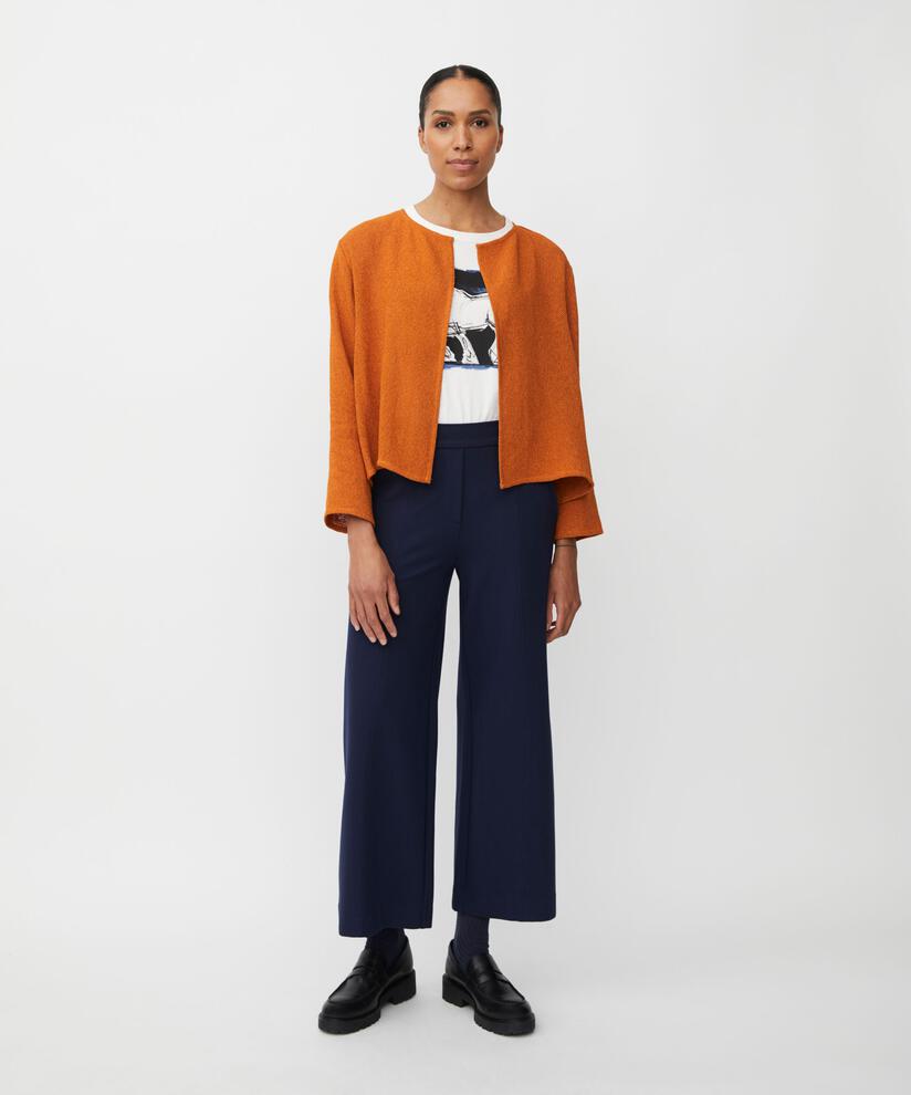 pantalon court en jersey épais, Navy Blazer