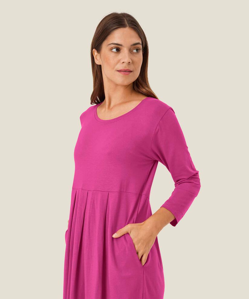 robe tulipe en jersey , Fuchsia Red
