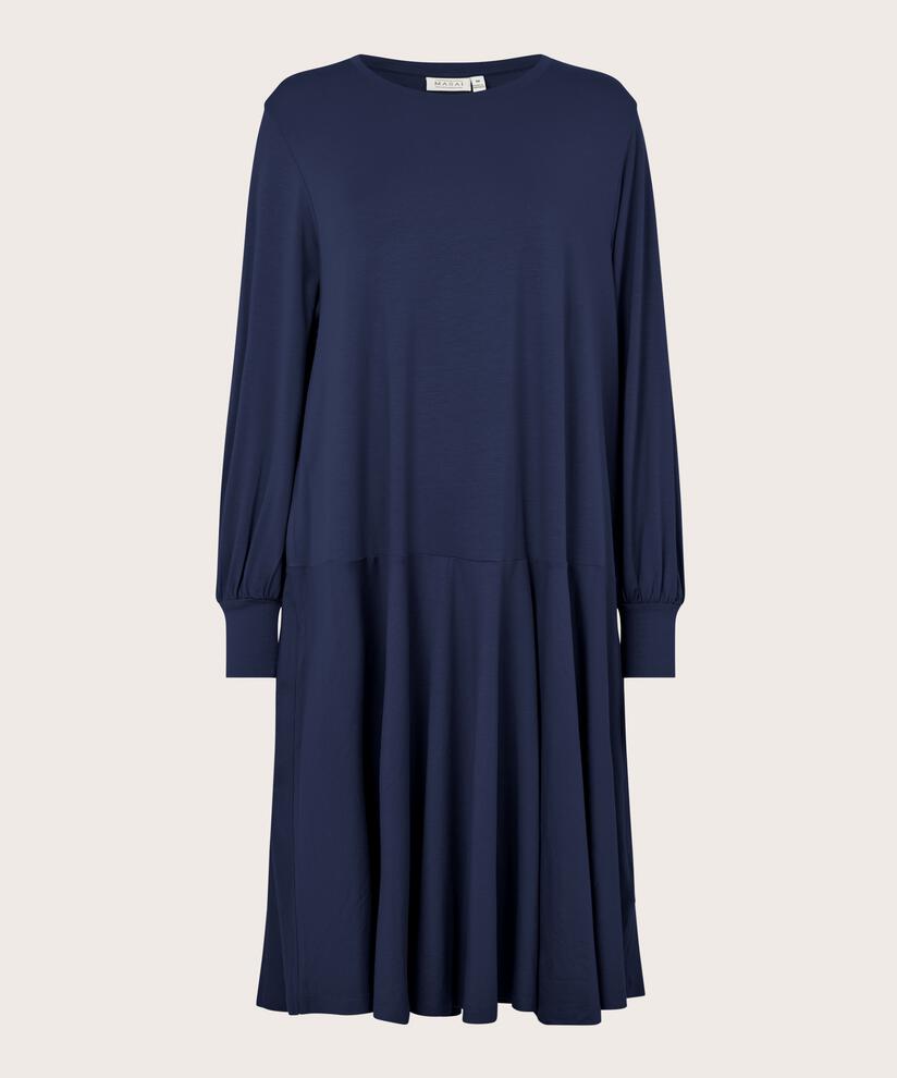 robe en jersey avec largeur, Maritime Blue