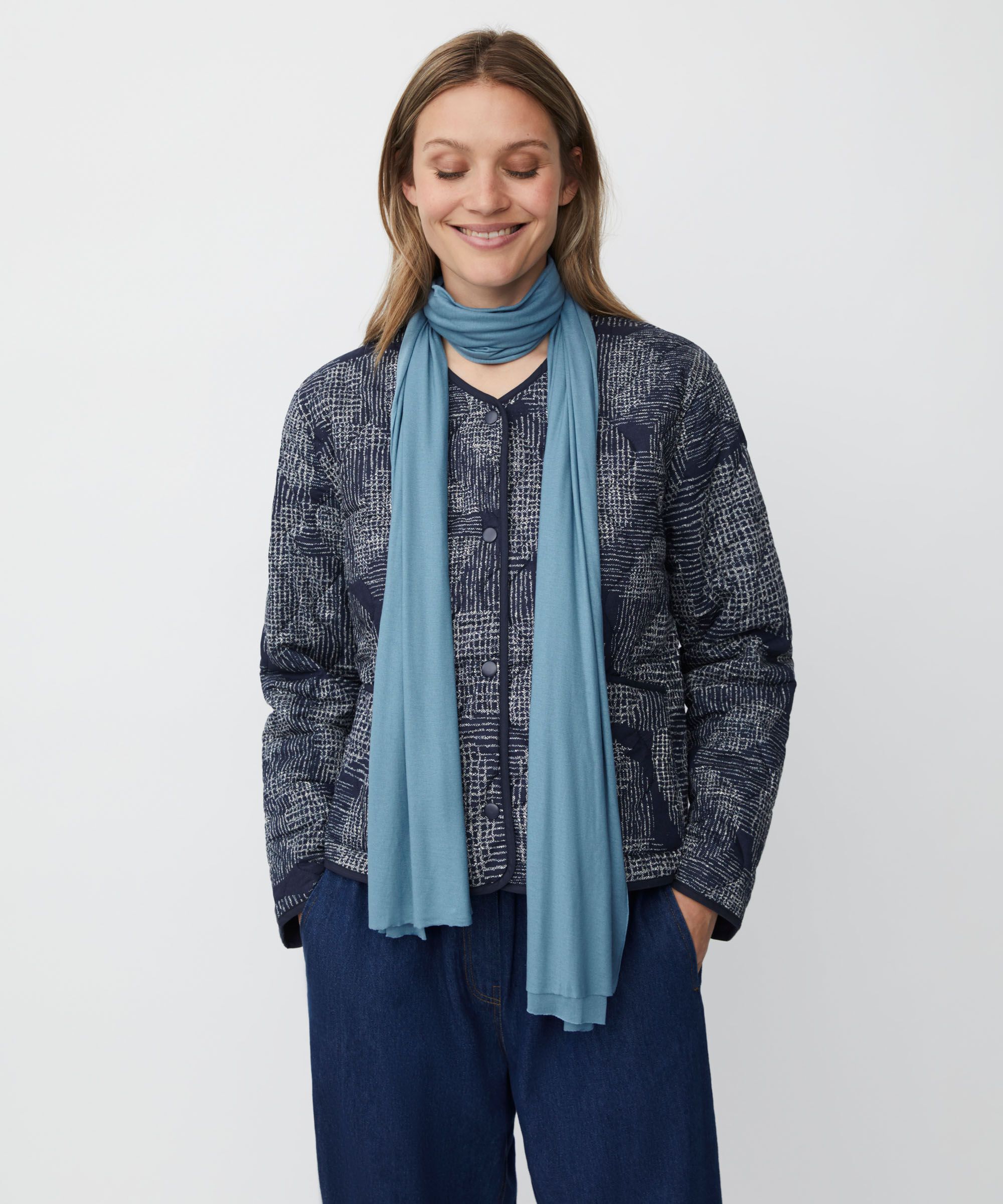 Écharpe En Modal, Proven Blue