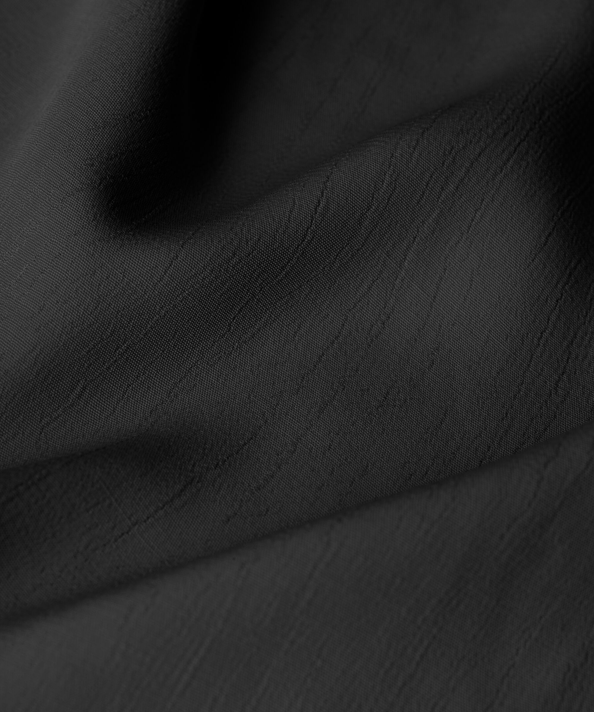 Blouse En Viscose À Manches 3/4, Black