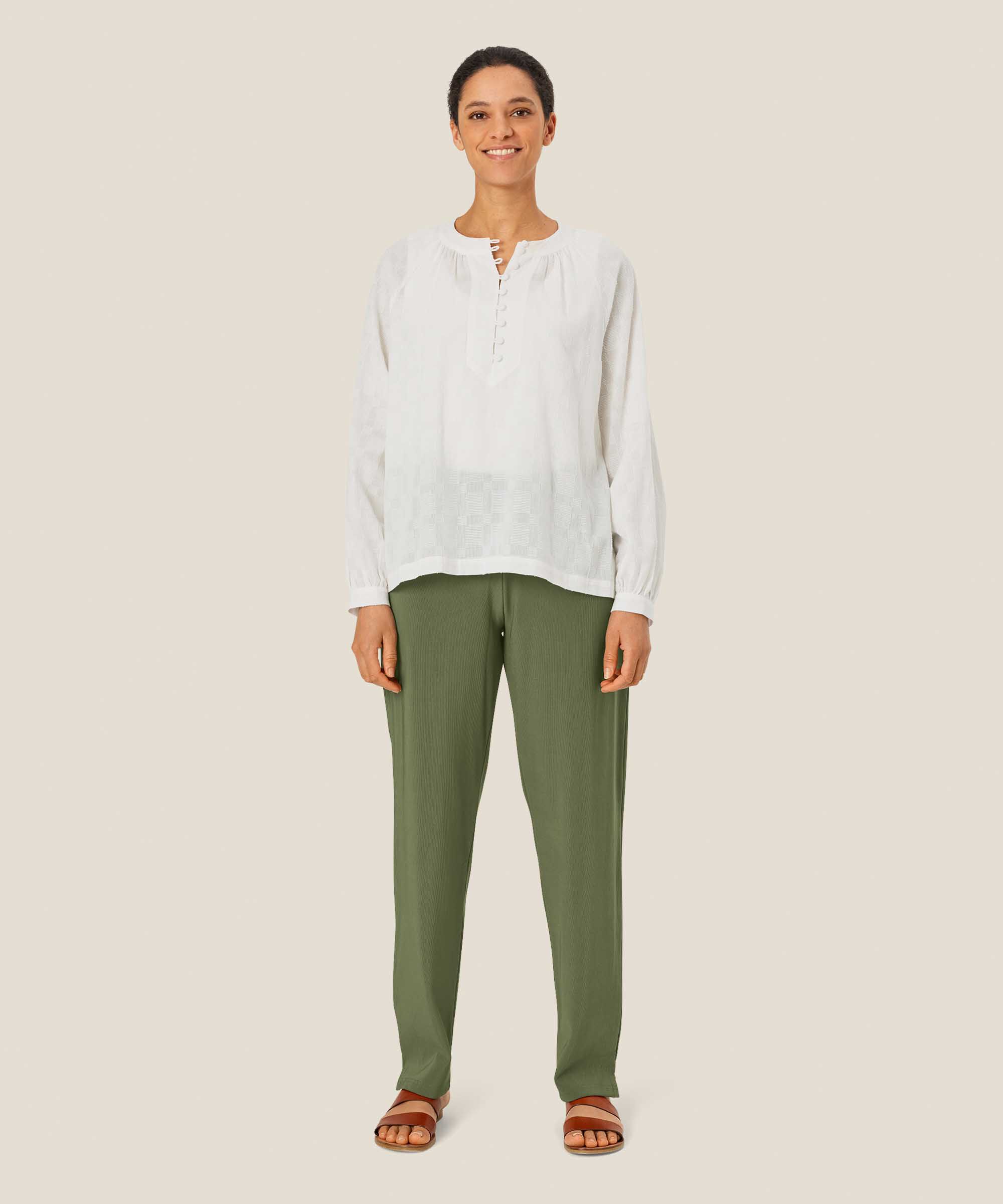 pantalon stretch en qualité côtelée, Four Clover