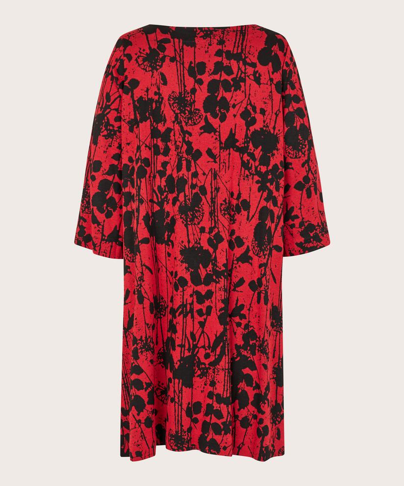 robe en jersey fleuri à manches 3/4, Scarlet Sage